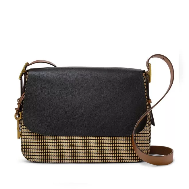 Fossil harper large black shop