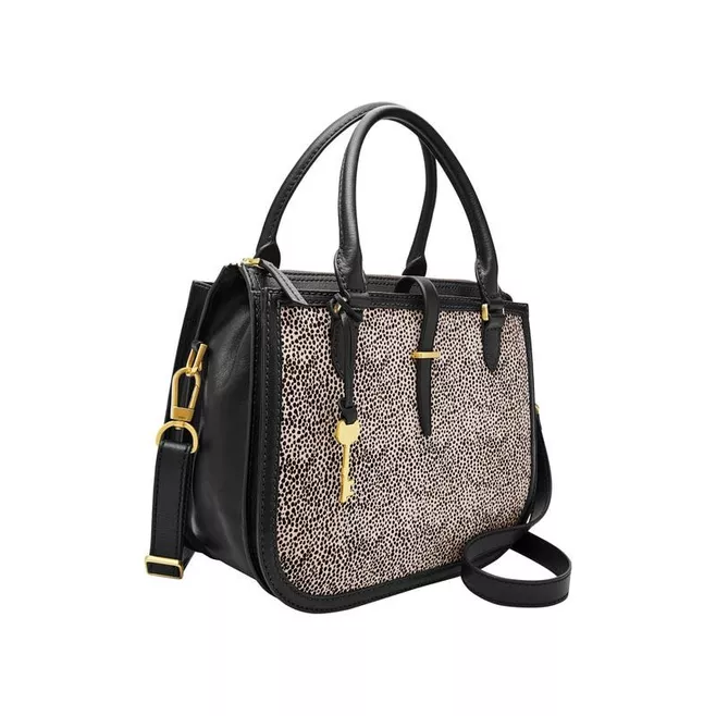 Fossil ryder satchel white cheetah outlet