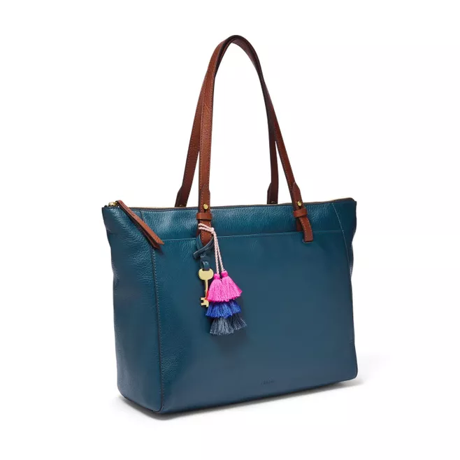 Fossil rachel tote with zipper hot sale