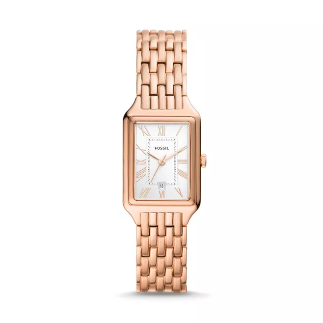 Raquel Three-Hand Date Rose Gold-Tone Stainless Steel Watch ES5271  Original