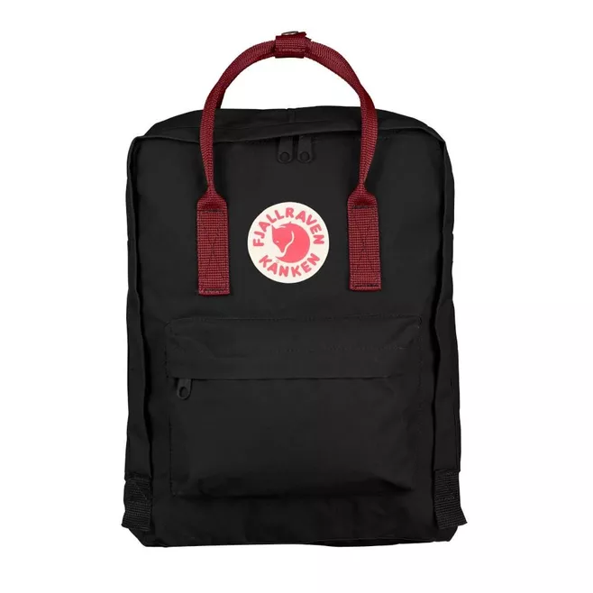 Kanken Backpack Black-Ox Red