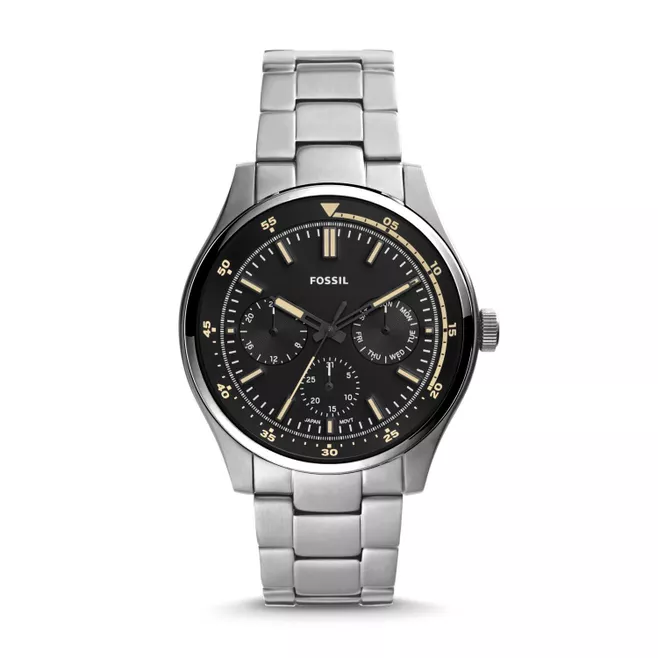 Belmar Multifunction Stainless Steel Watch