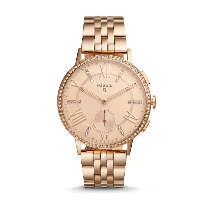 Q Gazer Rose Gold Tone Hybrid Smartwatch
