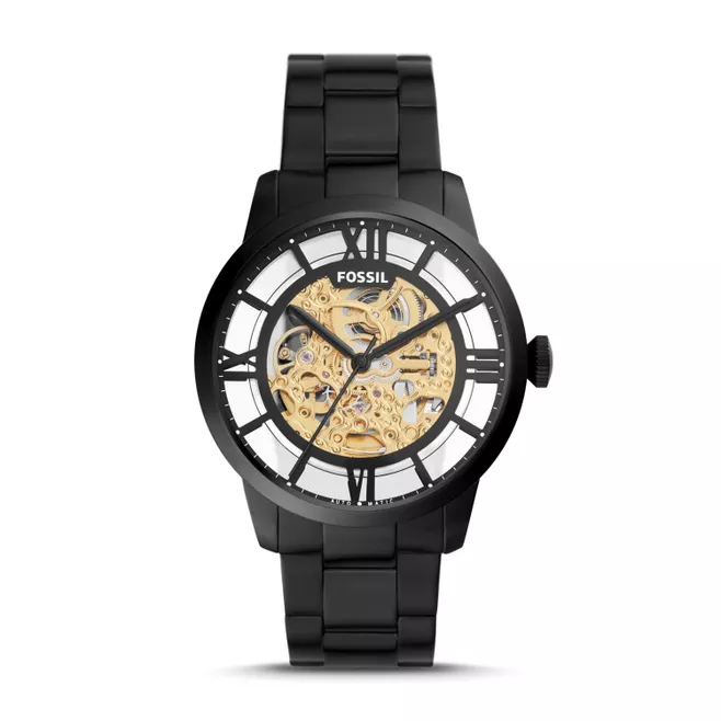 44mm Townsman Automatic Black Stainless Steel Watch Original