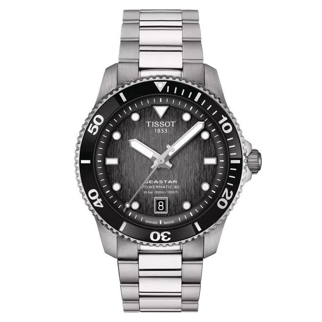 TISSOT SEASTAR 1000 POWERMATIC 80 GREY 40 mm