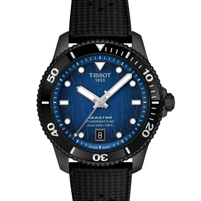 TISSOT SEASTAR 1000 POWERMATIC 80 BLACK 40 mm