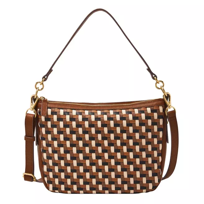 Jolie Leather Crossbody Bag Multi-Brown ZB11112-249