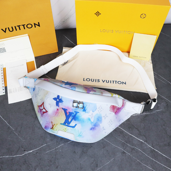 Branded Republic - Tas Louis Vuitton Bumbag Monogram Watercolor Multicolor  Bag